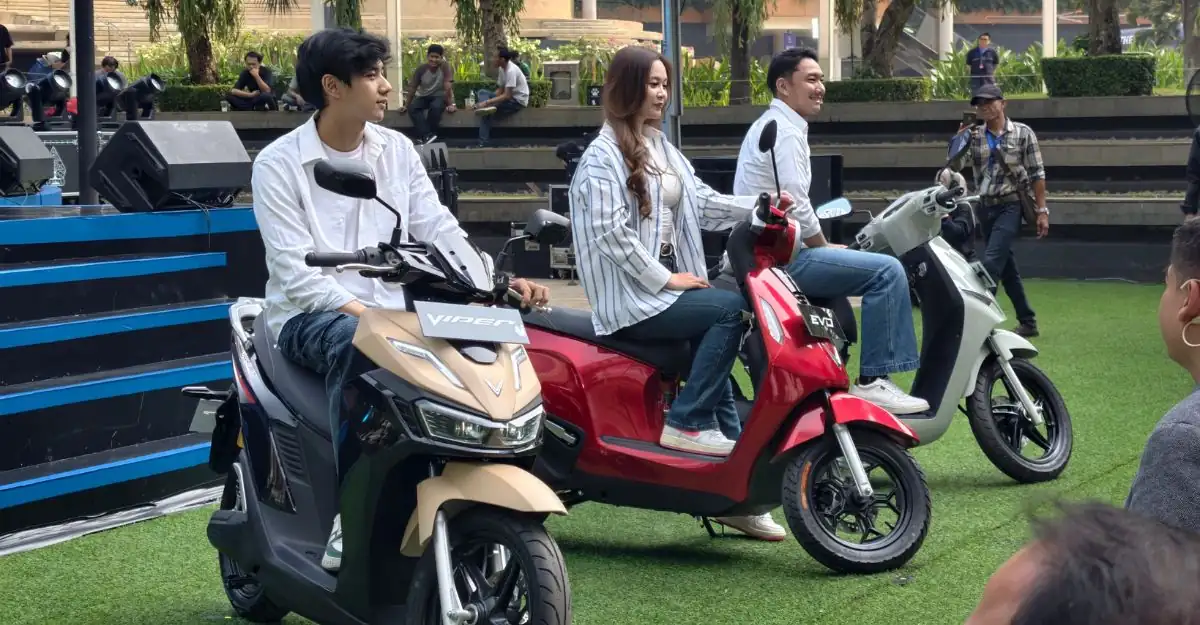 Peluncuran motor listrik VinFast Evo, Feliz II, dan Viper di Indonesia, 18 Juli 2026